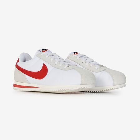 NIKE CORTEZ NYLON BIANCO/ROJO RAGAZZO