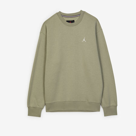 SWEAT CREW BROOKLYN : BEIGE/BIANCO