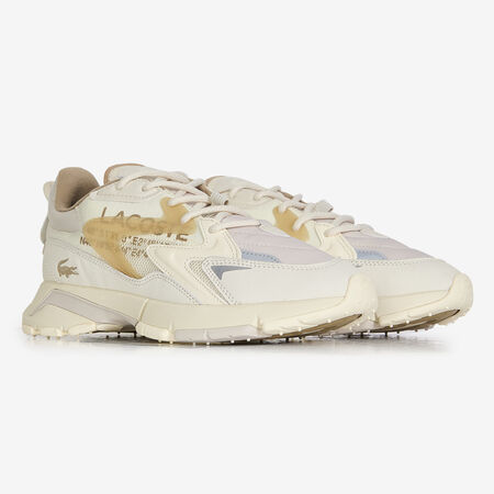 LACOSTE l00 L003 NEO TECH BIANCO/BEIGE UOMO