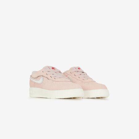 NIKE air force 1 AIR FORCE 1 LOW SUEDE ROSA/BIANCO NEONATO