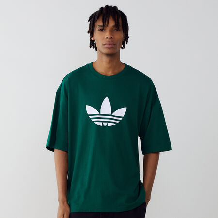 ADIDAS ORIGINALS TEE SHIRT TREFOIL VERDE/BIANCO UOMO