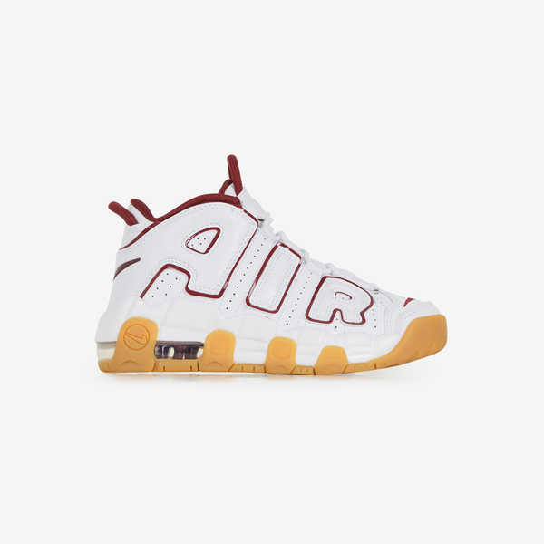 NIKE AIR MORE UPTEMPO BIANCO ROSSO SNEAKER BAMBINO Courir