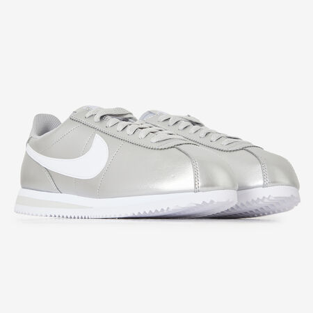 NIKE cortez CORTEZ METALLIC ARGENTO/BIANCO DONNA