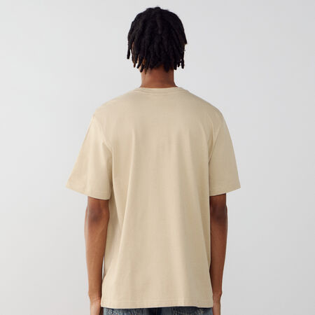 ADIDAS ORIGINALS TEE SHIRT ESSENTIAL BEIGE UOMO