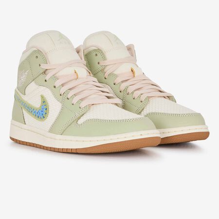 JORDAN air jordan 1 AIR JORDAN 1 MID CROCHET VERDE/BLU DONNA