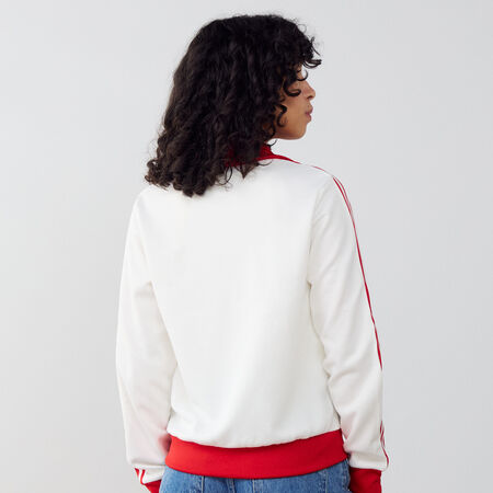 ADIDAS ORIGINALS JACKET FZ ADICOLOR CLASSICS BIANCO/ROJO DONNA