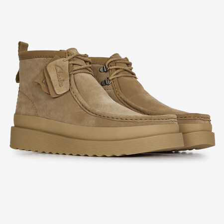 CLARKS WALLABEE FTR 2 HI BEIGE UOMO