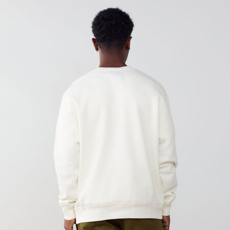 JORDAN SWEAT CREW BROOKLYN ECRU/NERO UOMO