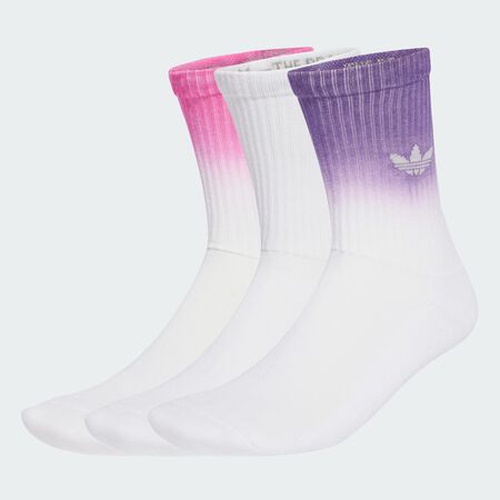 ADIDAS ORIGINALS CHAUSSETTES X3 CREW OMBRE BIANCO/ROSA UNISEX