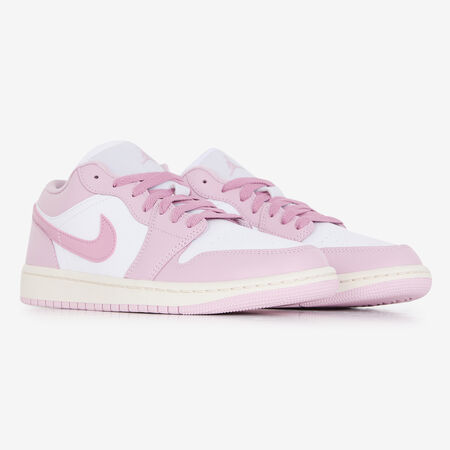 JORDAN air jordan 1 AIR JORDAN 1 LOW BIANCO/ROSA DONNA