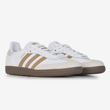 ADIDAS ORIGINALS samba SAMBA OG BIANCO/MARRONE DONNA