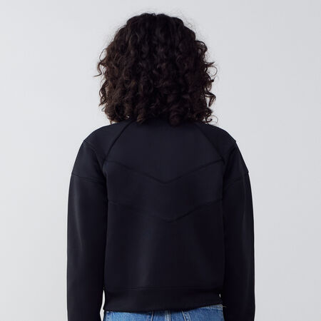 NIKE JACKET TRACKSUIT POLY KNIT NERO/BIANCO DONNA