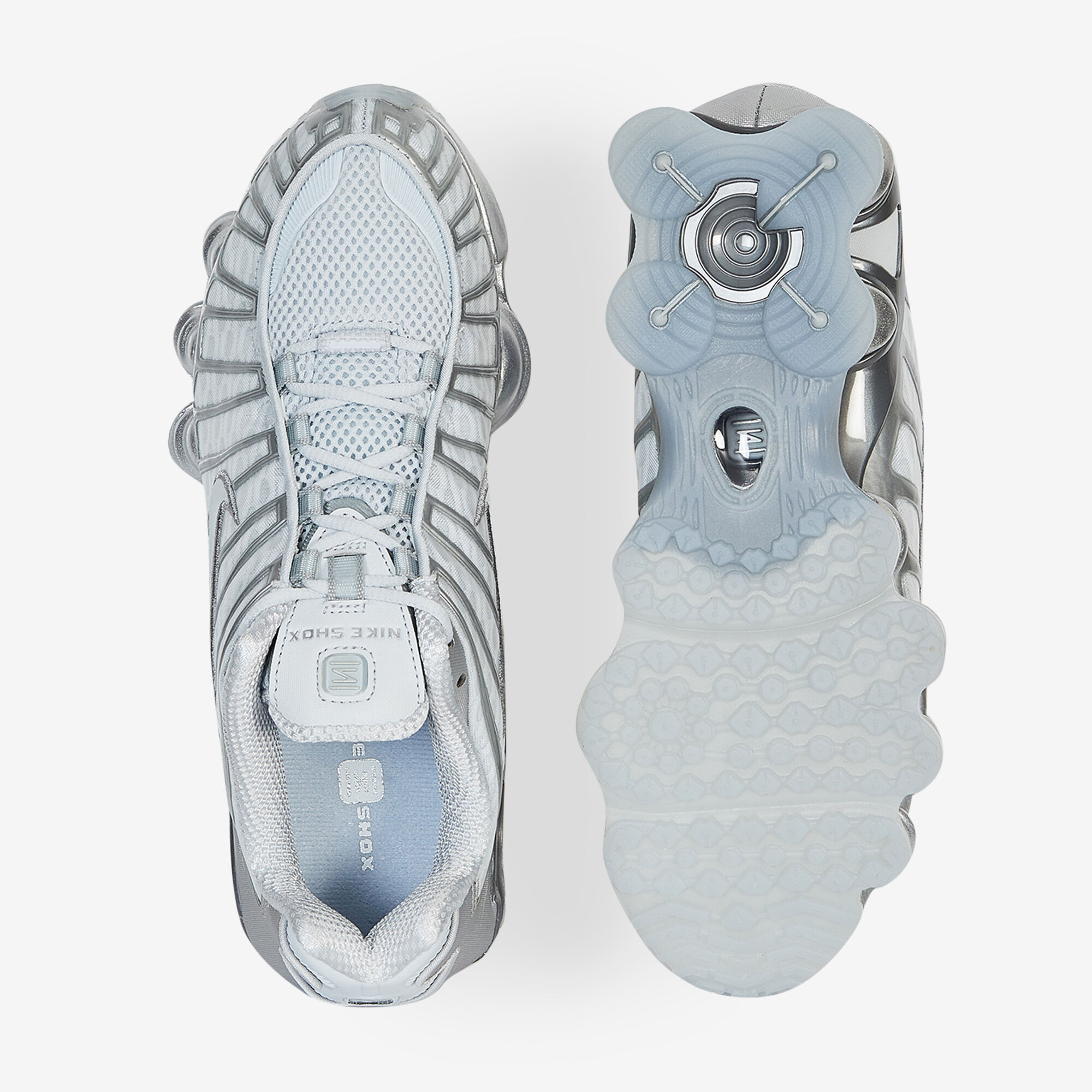 NIKE SHOX ARGENT ARGENTO SNEAKERS DONNA Courir
