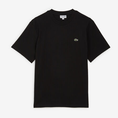 LACOSTE TEE SHIRT CLASSIC SMALL LOGO NERO UOMO