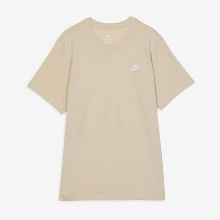 NIKE TEE SHIRT CLUB BEIGE/BIANCO UOMO