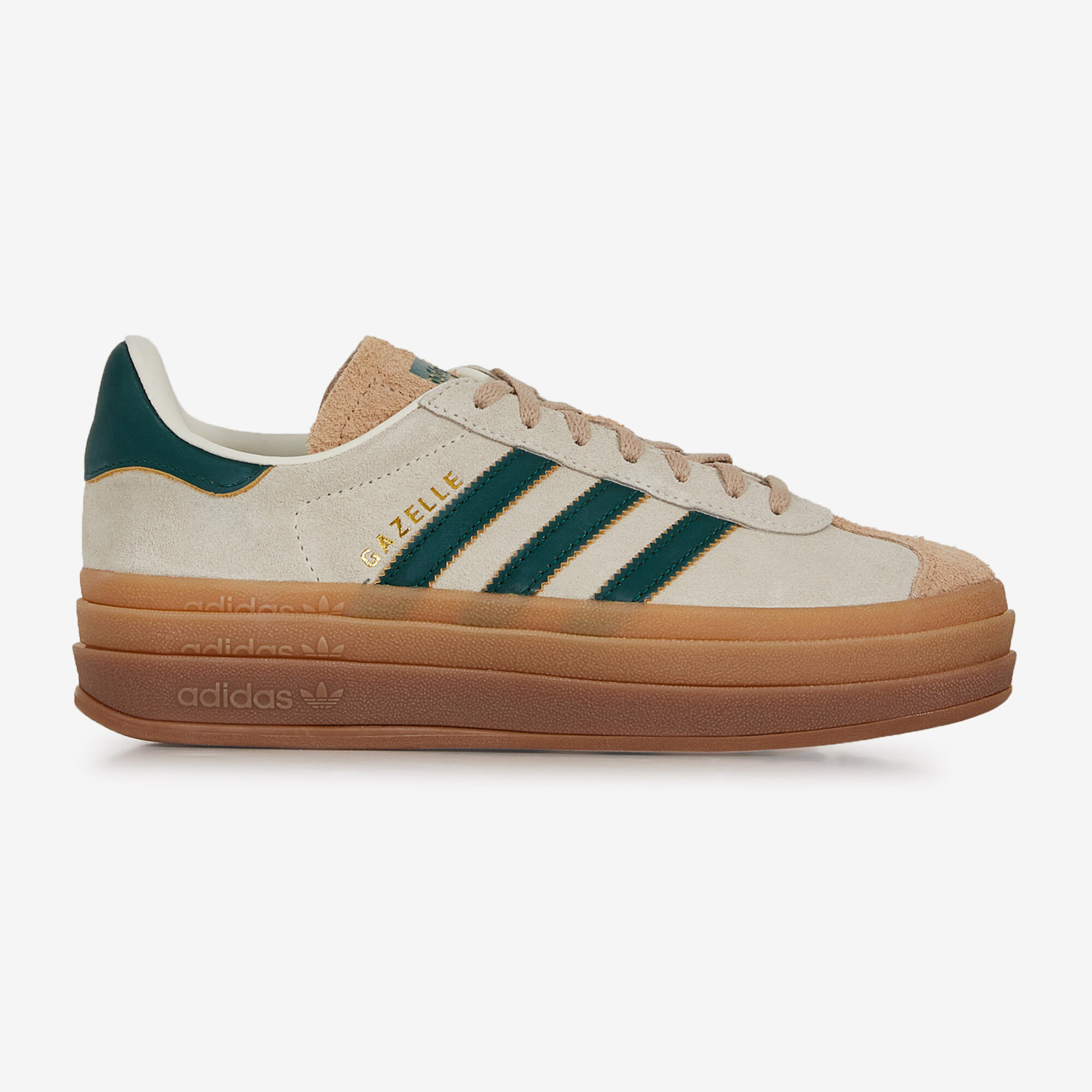 ADIDAS ORIGINALS GAZELLE BOLD BEIGE VERDE SNEAKERS DONNA Courir