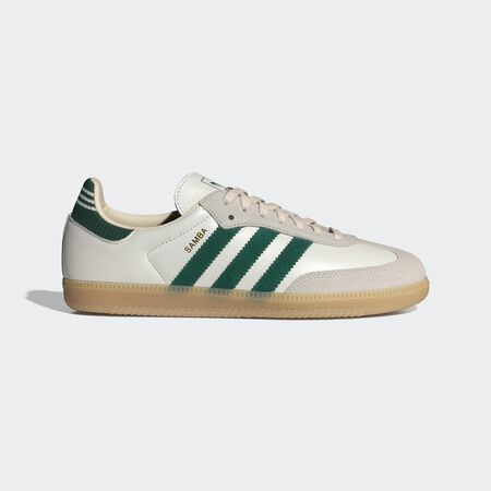 ADIDAS ORIGINALS samba SAMBA OG BIANCO/VERDE UOMO