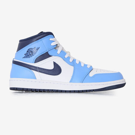 JORDAN air jordan 1 AIR JORDAN 1 MID BIANCO/BLU UOMO