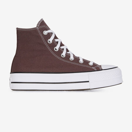 CONVERSE chuck taylor all star CHUCK TAYLOR ALL STAR LIFT HI MARRONE DONNA