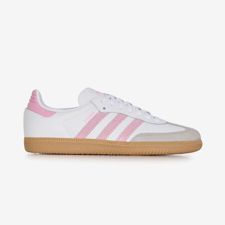 ADIDAS ORIGINALS samba SAMBA OG BIANCO/ROSA RAGAZZO