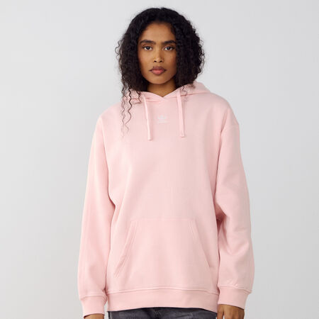 ADIDAS ORIGINALS HOODIE ESSENTIAL TREFOIL OS ROSA DONNA