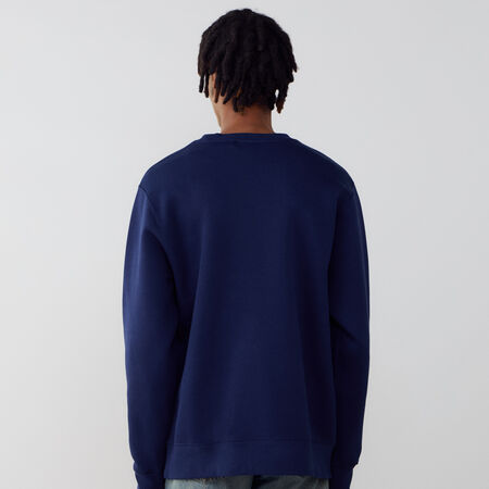 NIKE SWEAT CREW CLUB BLU SCURO/BIANCO UOMO