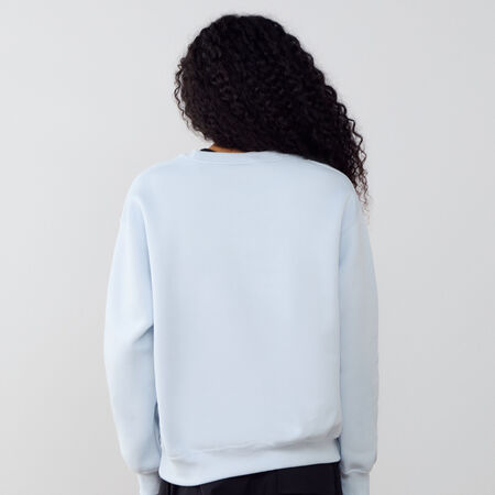 JORDAN HOODIE OVERSIZE BROOKLYN BLU/BIANCO DONNA