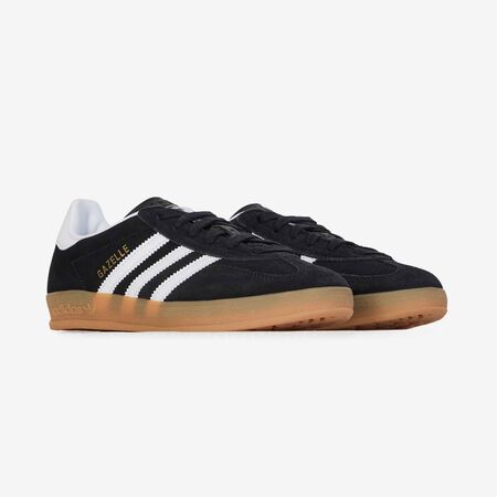 ADIDAS ORIGINALS gazelle GAZELLE INDOOR NERO/BIANCO RAGAZZO