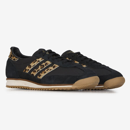 ADIDAS ORIGINALS sl 72 SL72 LEOPARD NOIR MARRONE DONNA