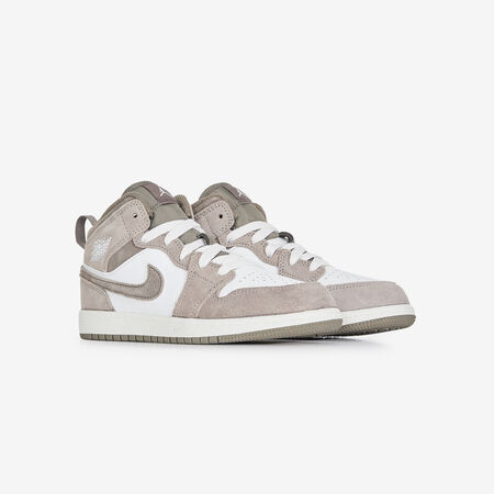JORDAN air jordan 1 AIR JORDAN 1 MID MARRONE/BIANCO BAMBINO