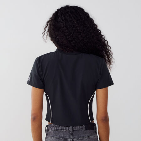 JORDAN TOP FZ GFX 23 NERO/BIANCO DONNA