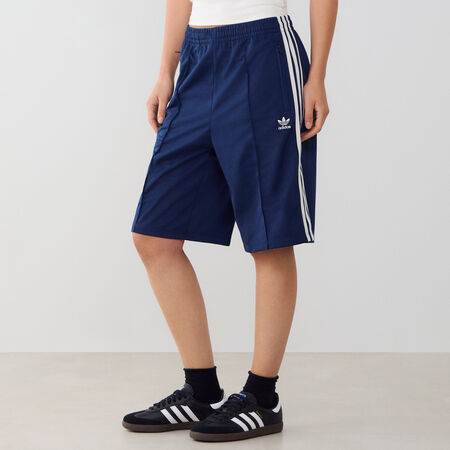 ADIDAS ORIGINALS SHORT 3 STRIPES LONG ADICOLOR BLU SCURO/BIANCO DONNA
