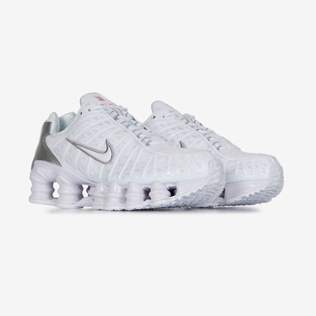 NIKE shox SHOX TL BIANCO/ARGENTO RAGAZZO