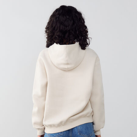 JORDAN HOODIE OVERSIZE BROOKLYN BEIGE/BIANCO DONNA