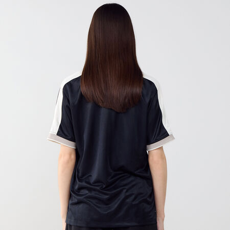 NIKE JERSEY VNECK NERO/GRIGIO DONNA
