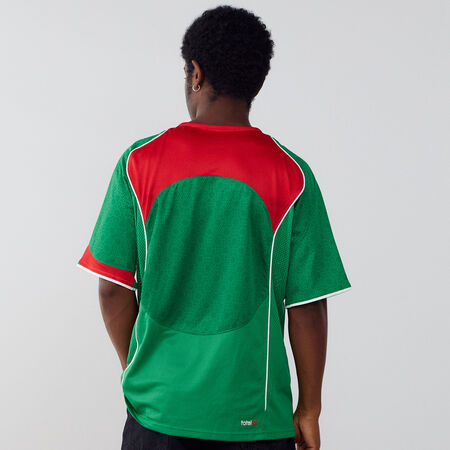 NIKE JERSEY T90 ENERGY VERDE/ROSSO UOMO
