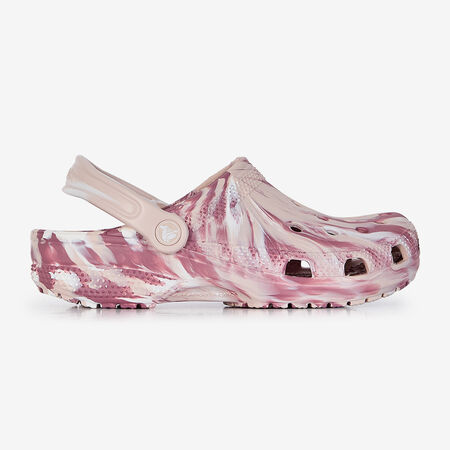 CROCS CLASSIC CLOG MARBLED BEIGE/ROSA DONNA