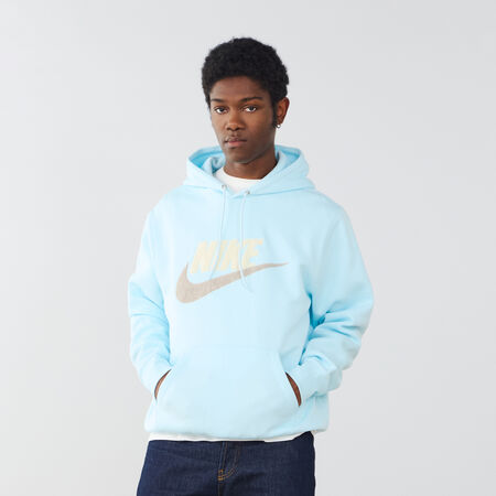 NIKE HOODIE CLUB BBB FTRA BLEU/BLANC UOMO