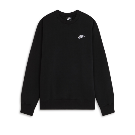 NIKE SWEAT CREW CLUB NOIR UOMO
