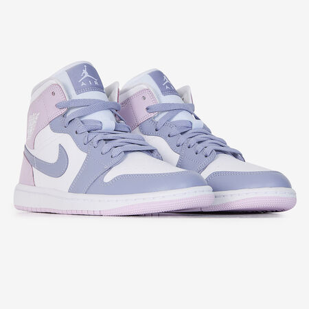 JORDAN air jordan 1 AIR JORDAN 1 MID BIANCO/VIOLA DONNA