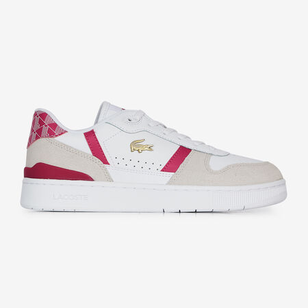 LACOSTE t-clip T-CLIP SET MONOGRAM BIANCO/ROSA DONNA