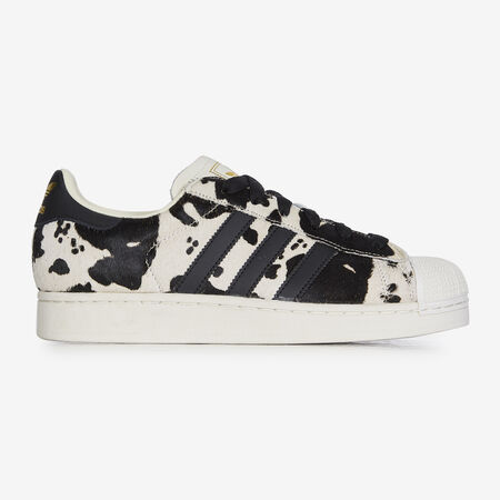 ADIDAS ORIGINALS superstar SUPERSTAR II COW BIANCO/MARRONE DONNA