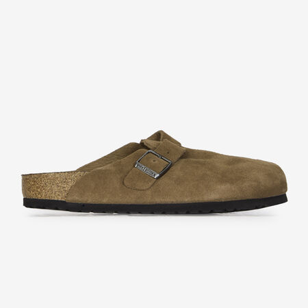 BIRKENSTOCK boston BOSTON SUEDE DARK TEA MARRONE UOMO