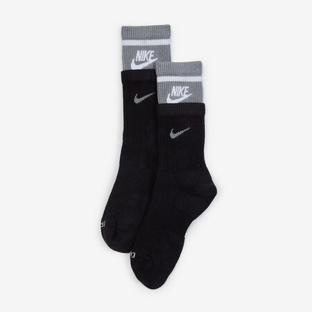 NIKE CHAUSSETTES CREW FUTURA BICOLORE NERO/GRIGIO UOMO