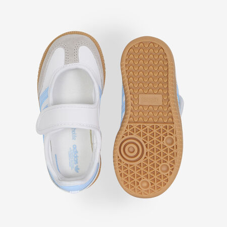 ADIDAS ORIGINALS samba SAMBA JANE BIANCO/BLU NEONATO