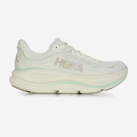 HOKA BONDI 9 BEIGE/VERDE DONNA