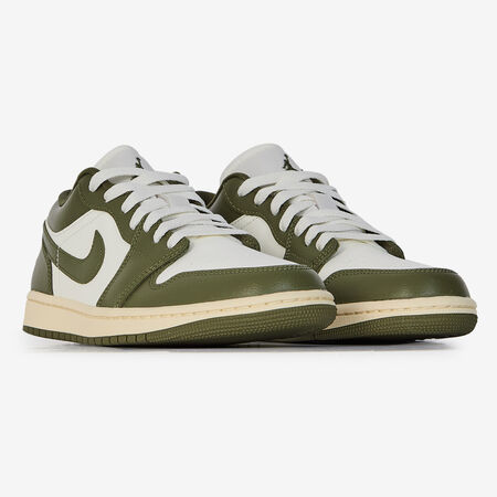 JORDAN air jordan 1 AIR JORDAN 1 LOW BIANCO/KAKI DONNA