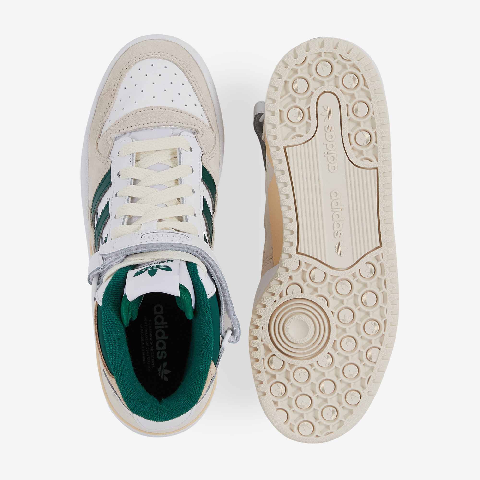 ADIDAS ORIGINALS FORUM MID BIANCO VERDE SNEAKERS DONNA Courir