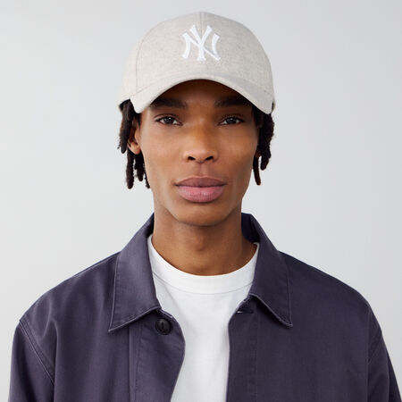 NEW ERA 9FORTY NY MELTON WOOL BEIGE/BIANCO UOMO