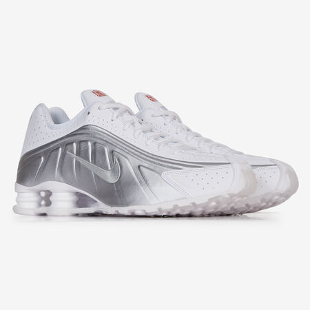 NIKE shox SHOX R4 BIANCO/ARGENTO UOMO